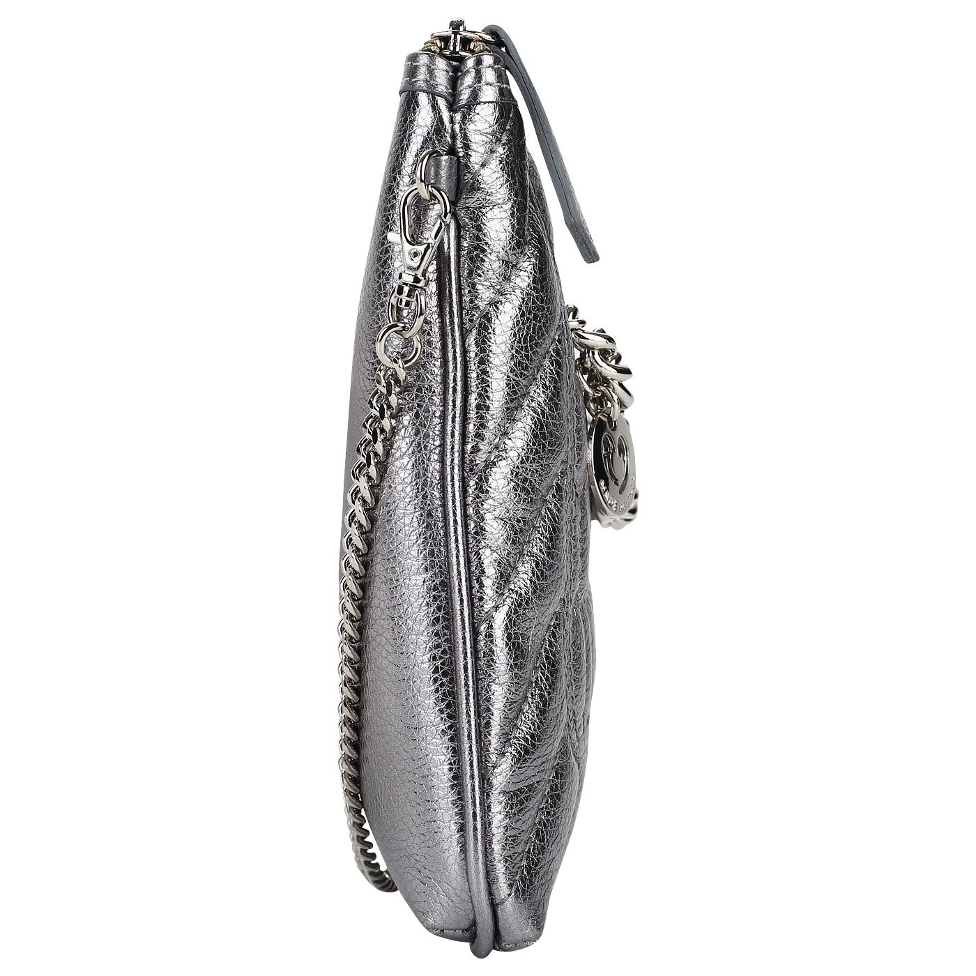 Женская сумочка из металлизированной кожи Marina Creazioni 