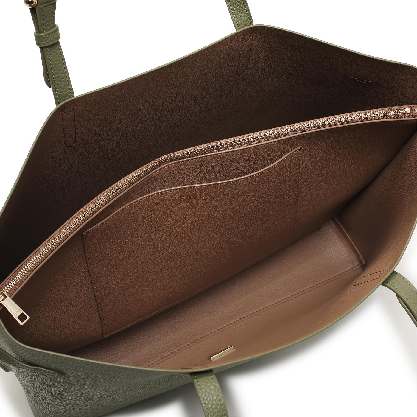 Кожаная сумка Furla Ava