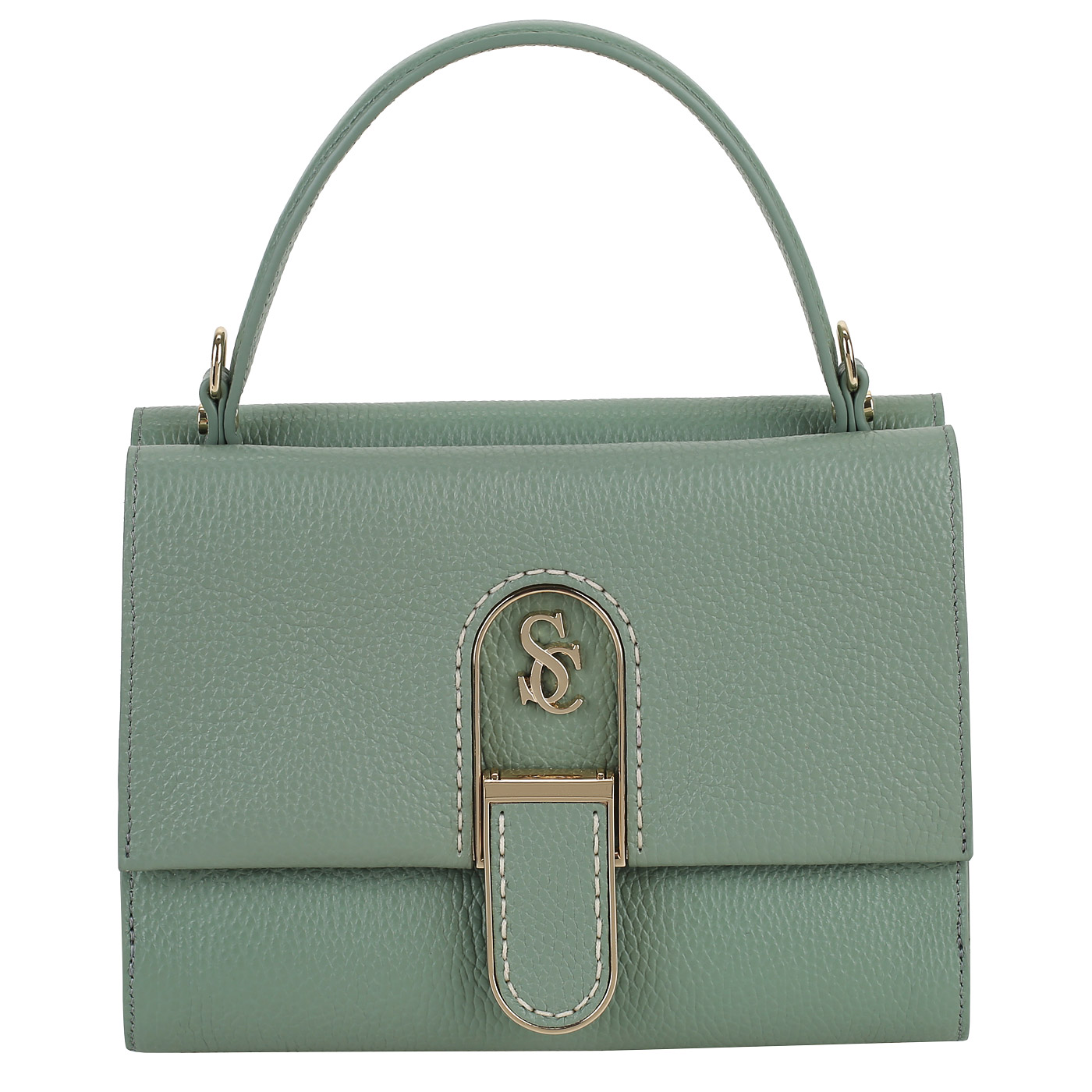 Carlo Salvatelli Кожаная сумка с цепочкой