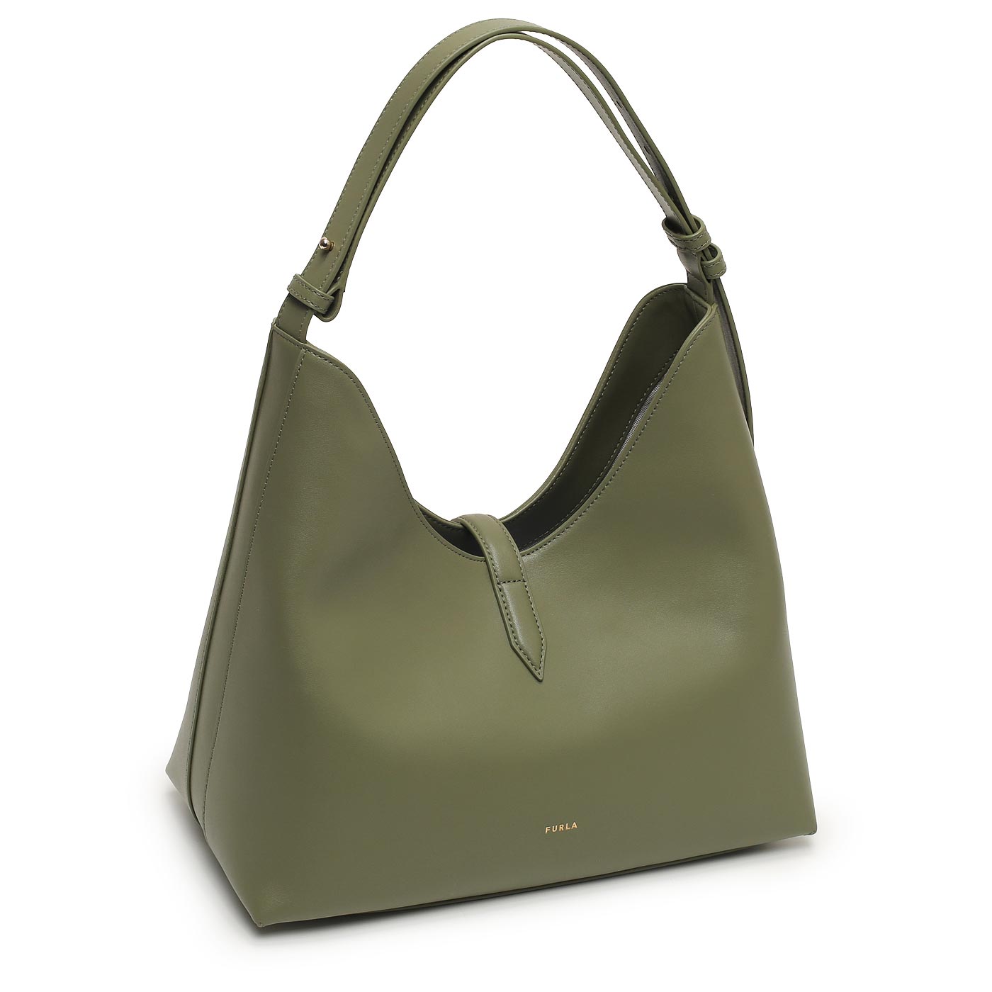 Кожаная сумка Furla Goccia