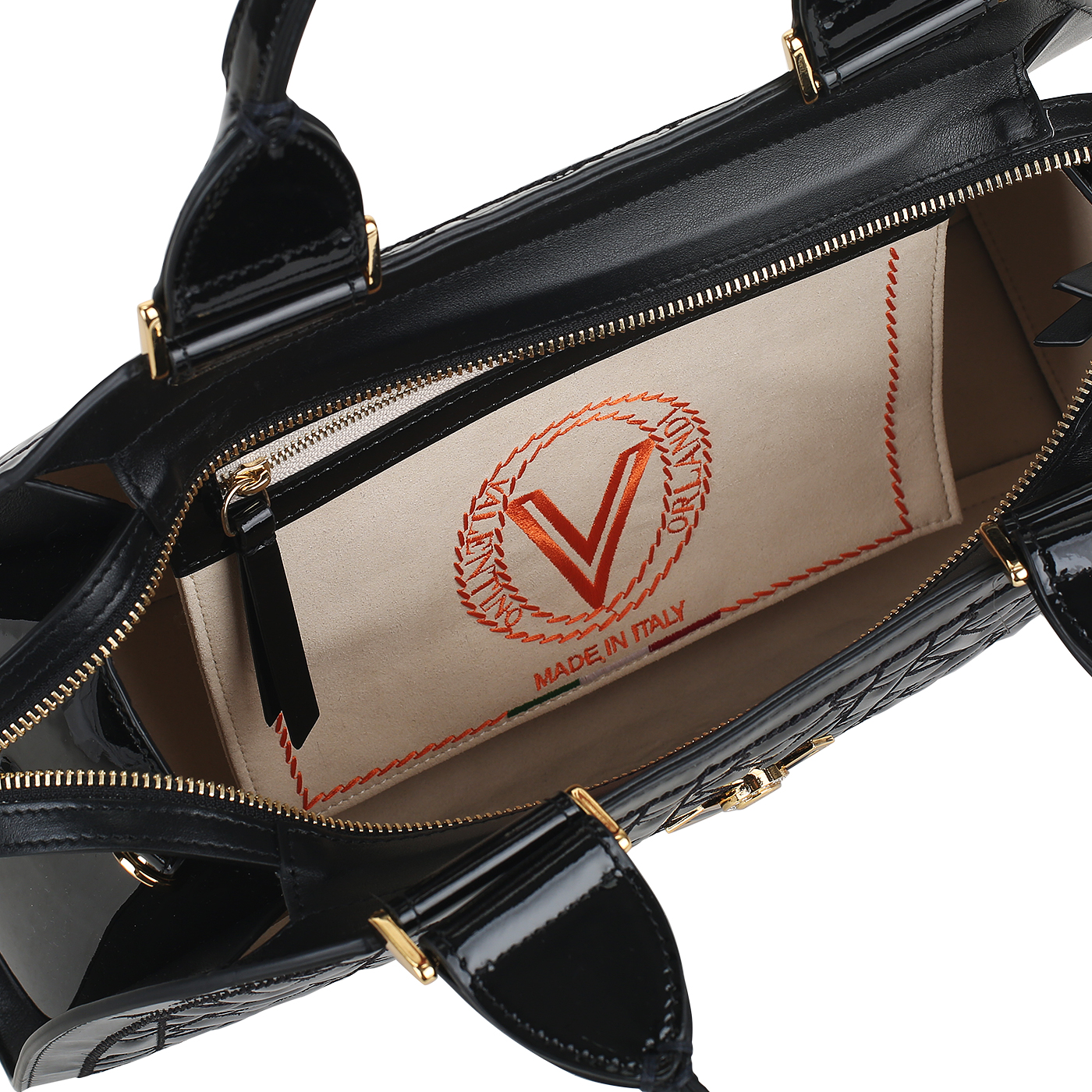 Кожаная сумка Valentino Orlandi Sisty