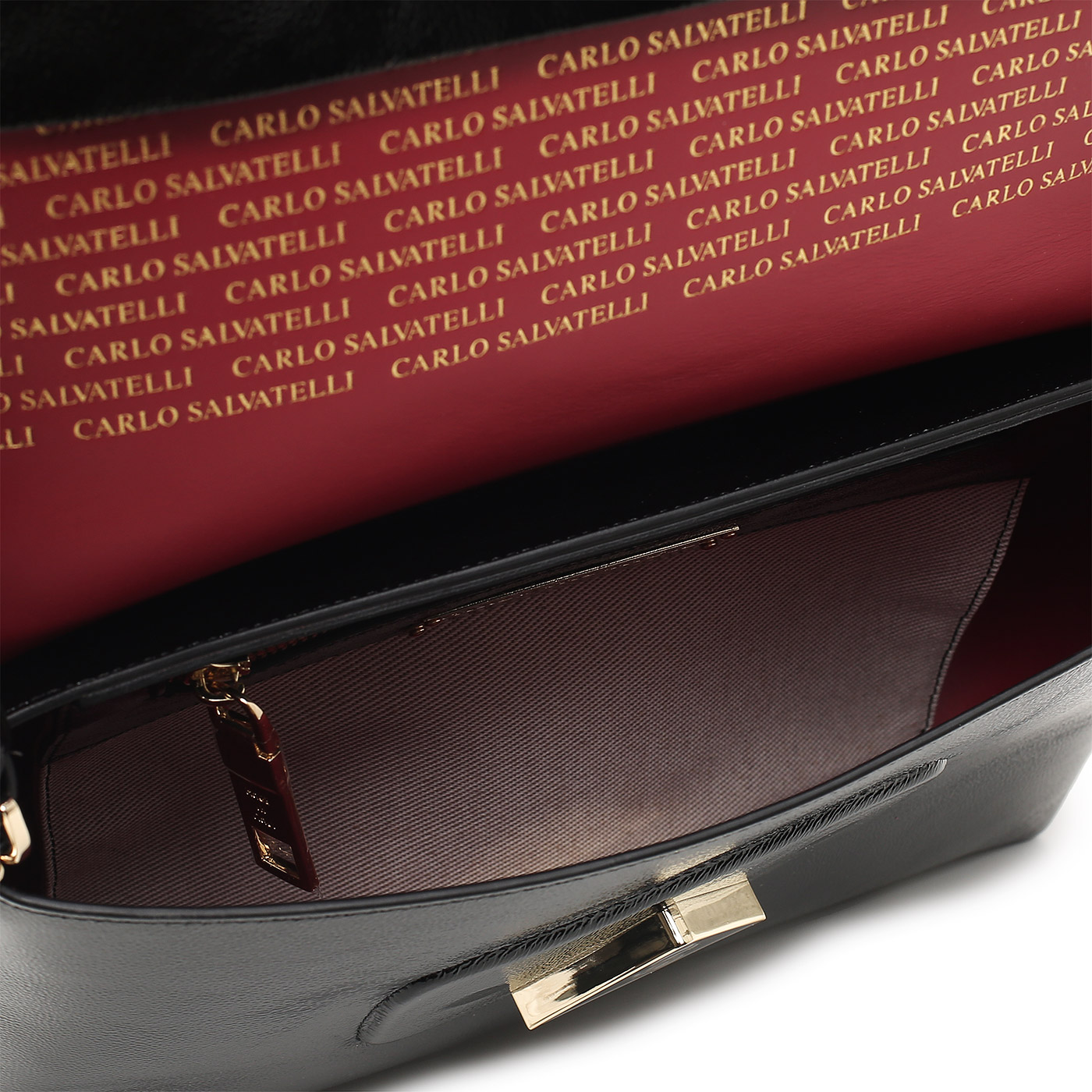 Кожаная сумка Carlo Salvatelli Stefani napplak