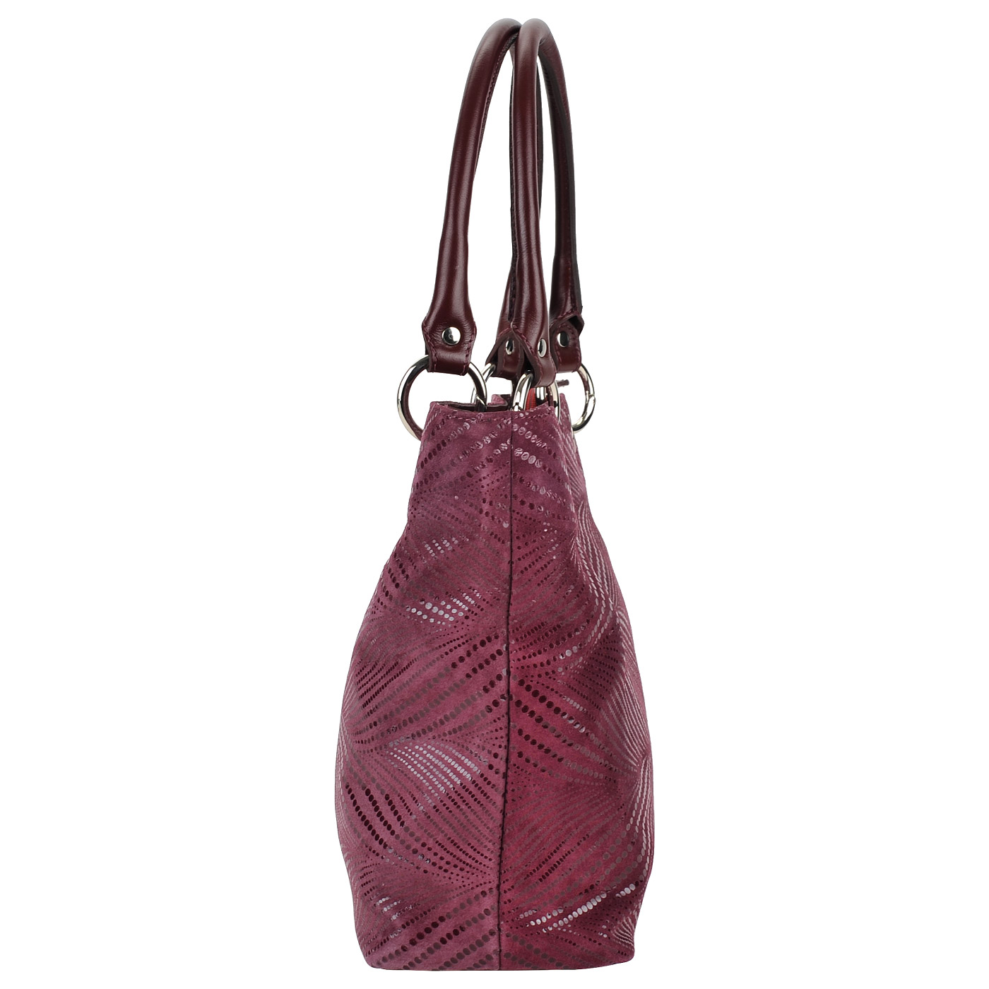 Вместительная женская сумка из натуральной замши Chatte 