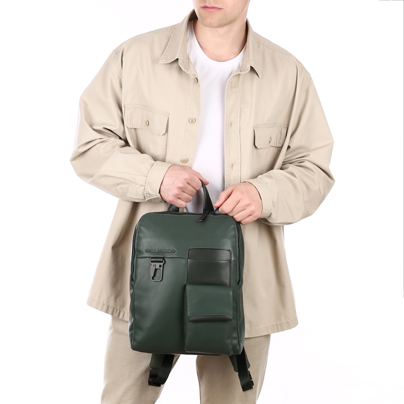 Кожаный рюкзак Piquadro Finn