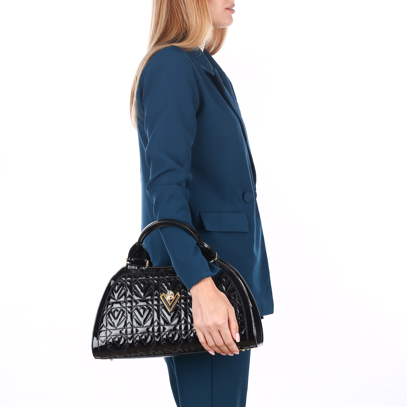 Кожаная сумка Valentino Orlandi Sisty