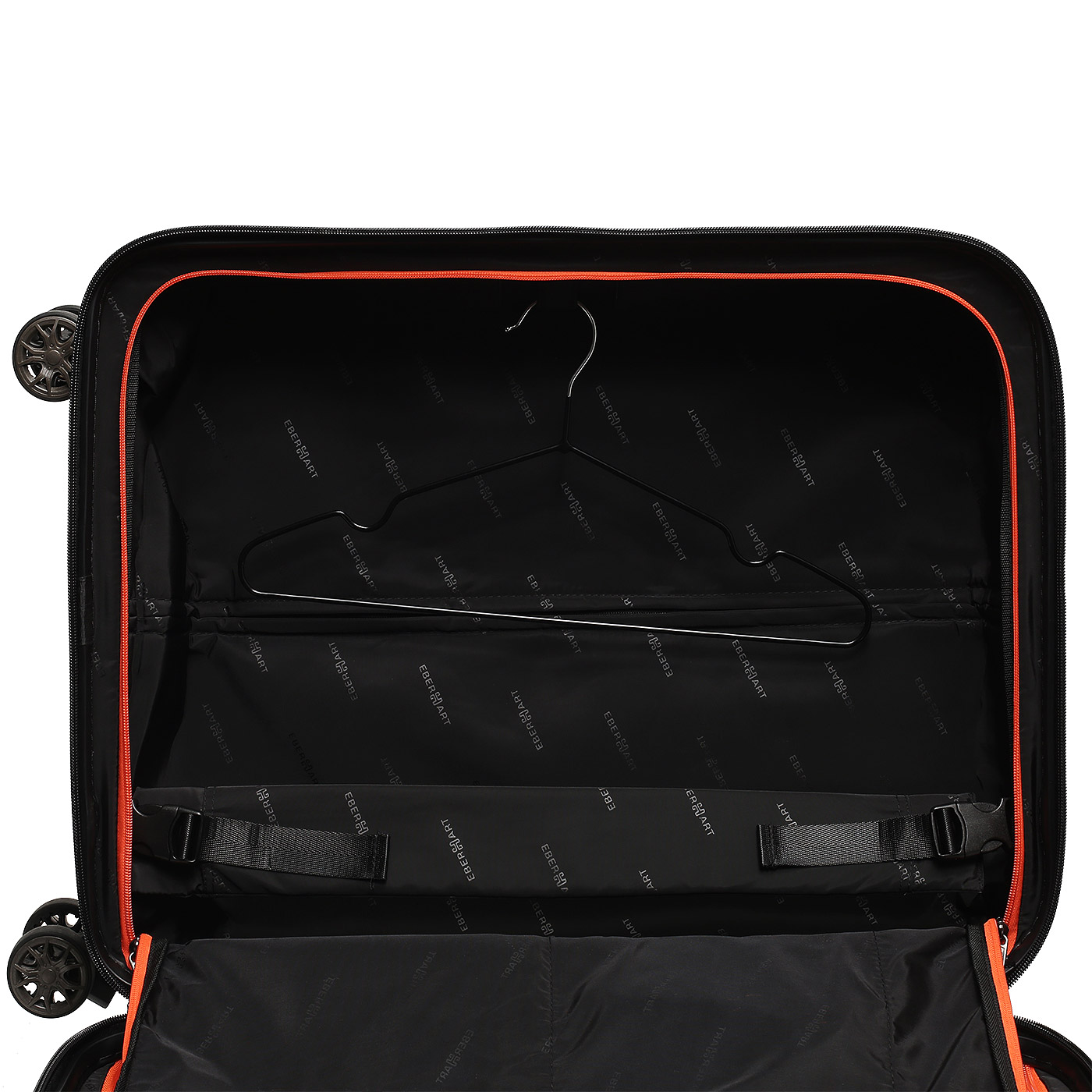 Чемодан с амортизированными колесами Eberhart Phantom