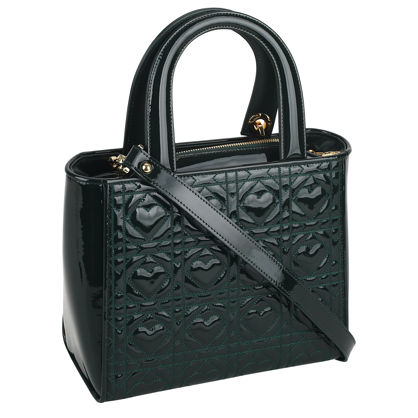 Кожаная сумка Valentino Orlandi Renne Shine