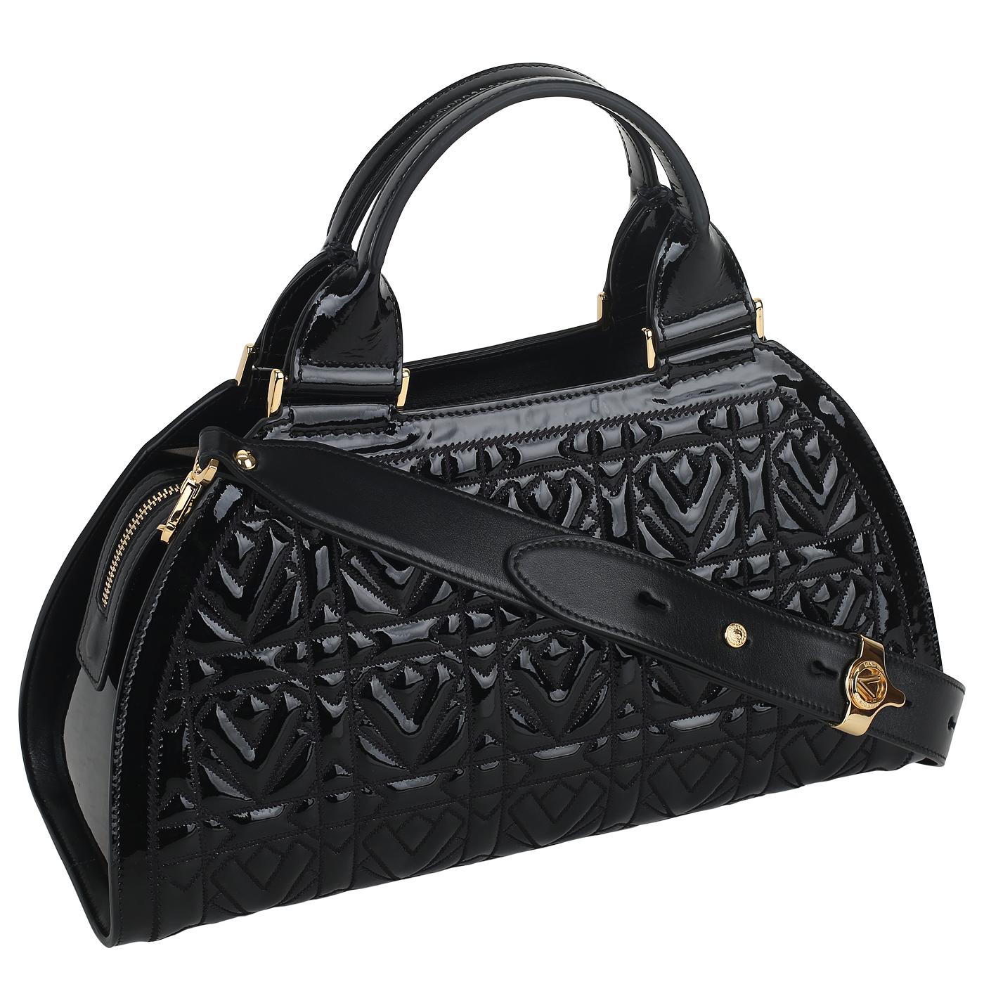 Кожаная сумка Valentino Orlandi Sisty