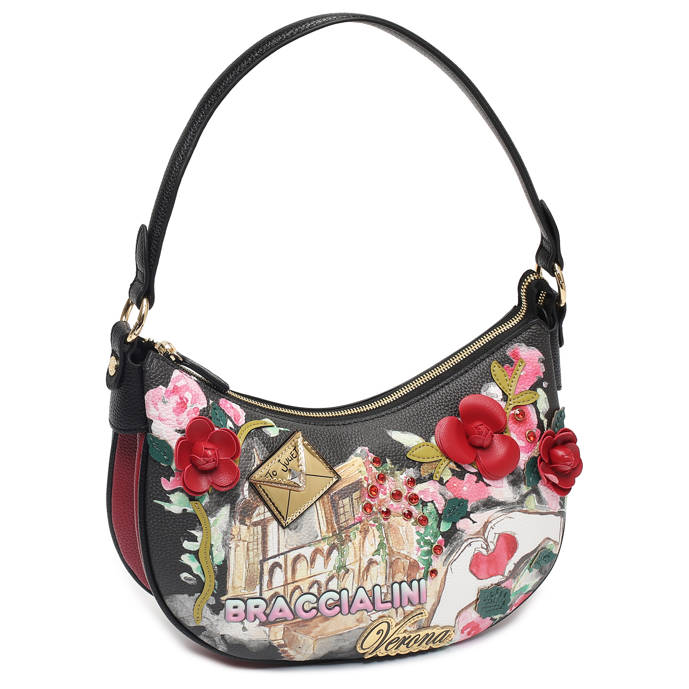 Сумка с ручкой Braccialini Cartoline