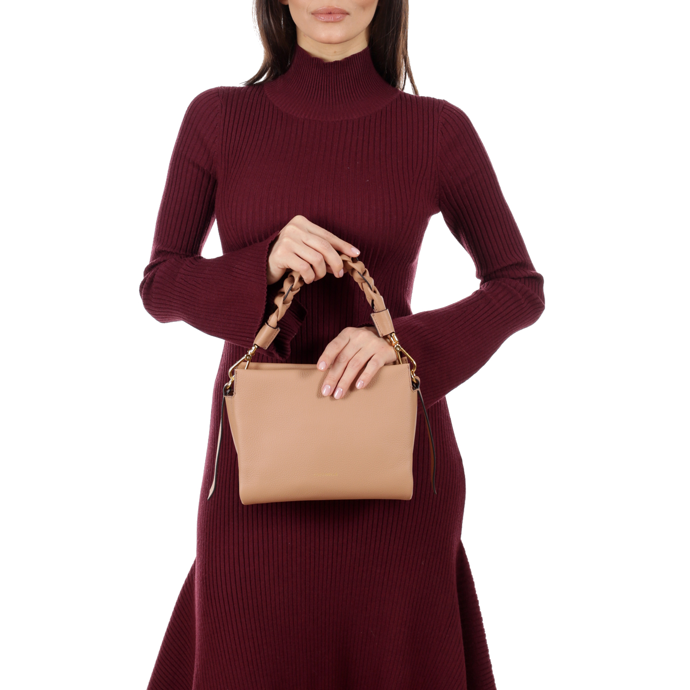 Кожаная сумка Coccinelle Boheme Grana Double