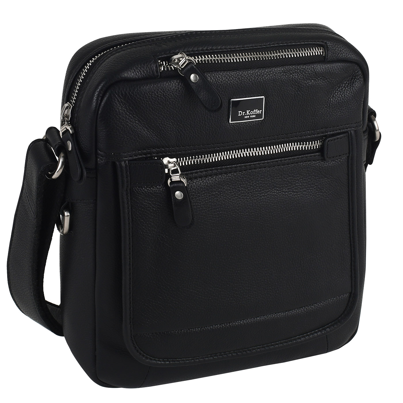 Кожаная сумка через плечо Dr. Koffer 
