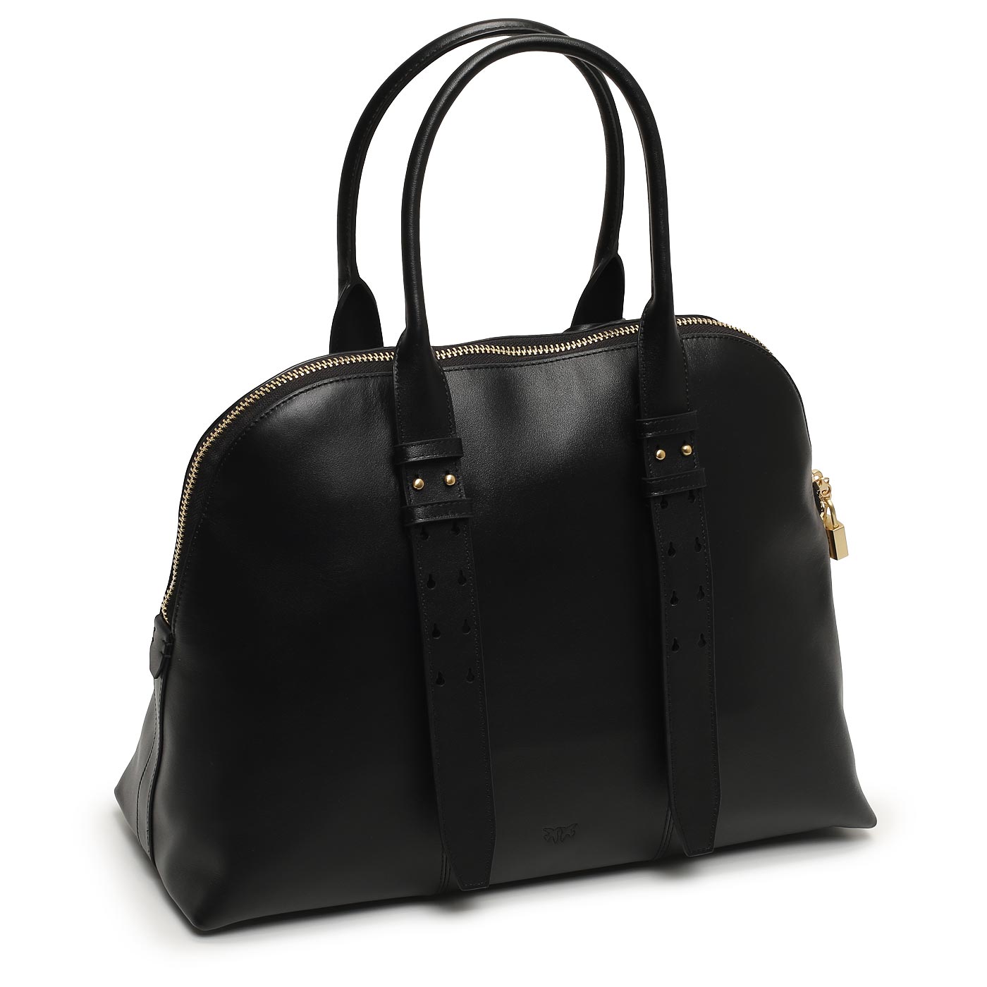 Кожаная сумка Pinko Bowling bag