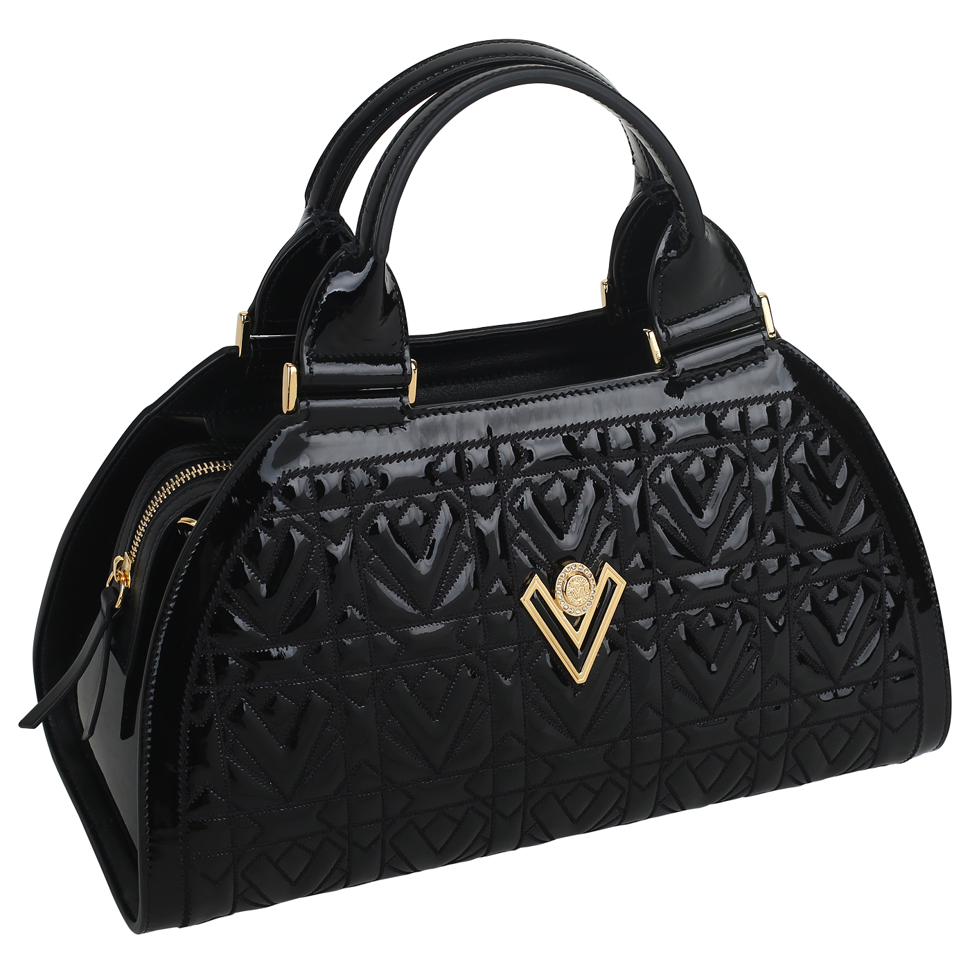 Кожаная сумка Valentino Orlandi Sisty