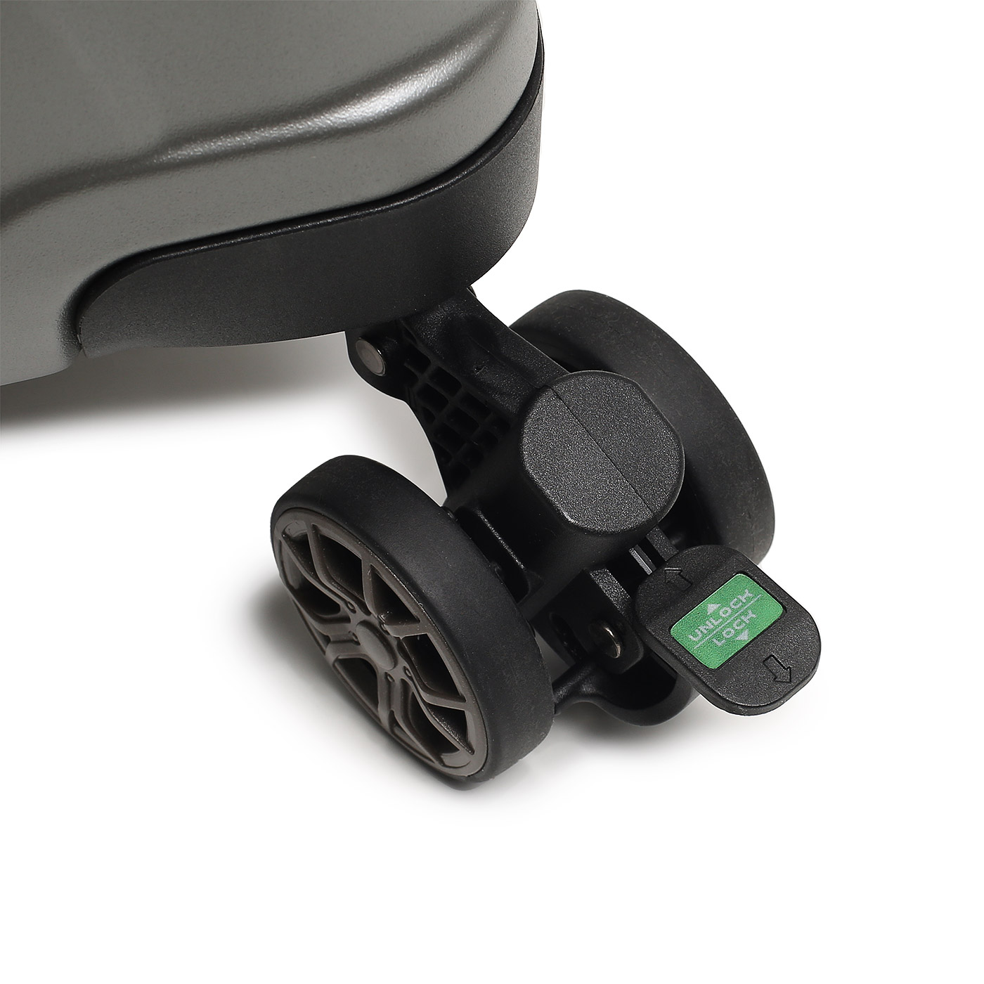 Чемодан с амортизированными колесами Eberhart Phantom