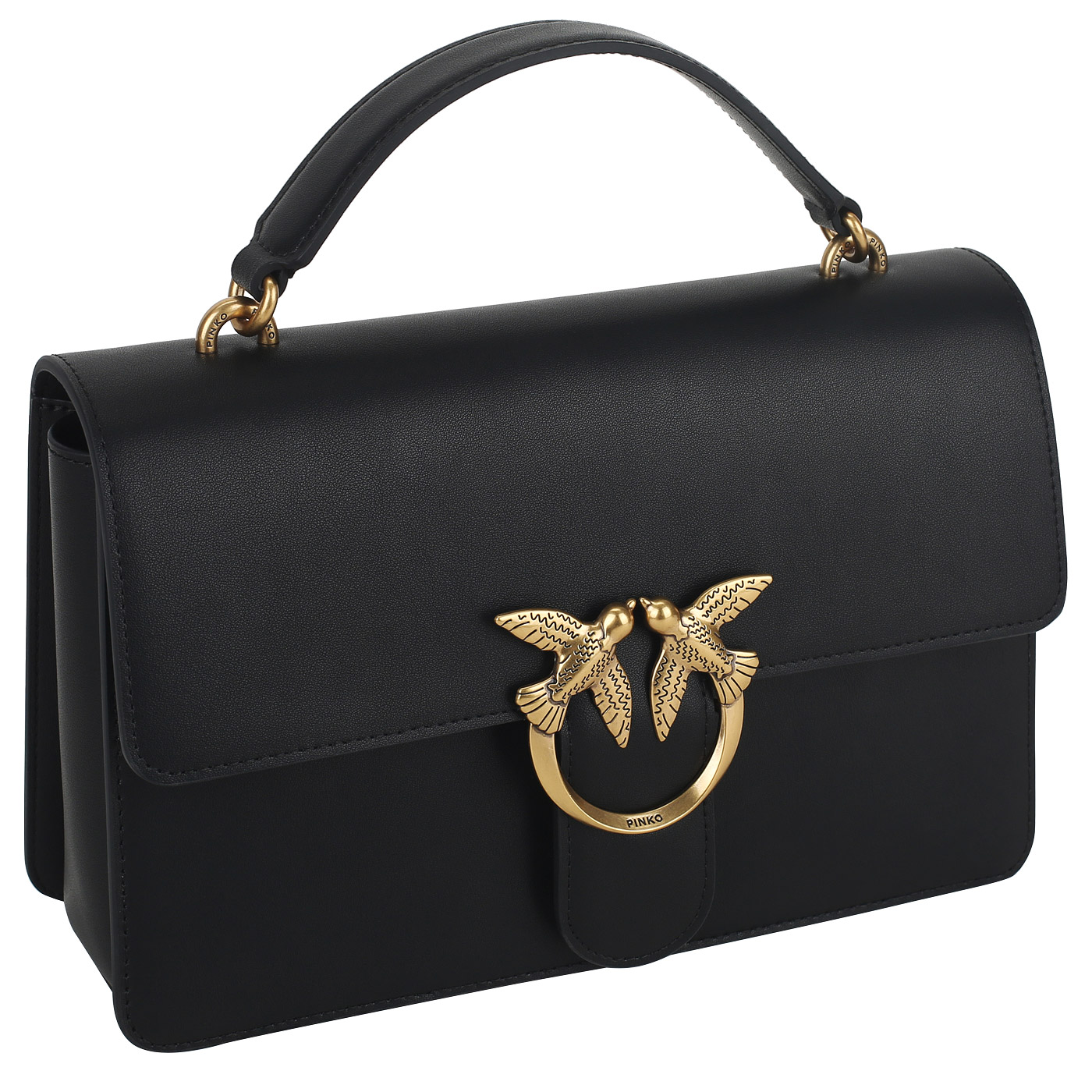 Кожаная сумка Pinko Love One