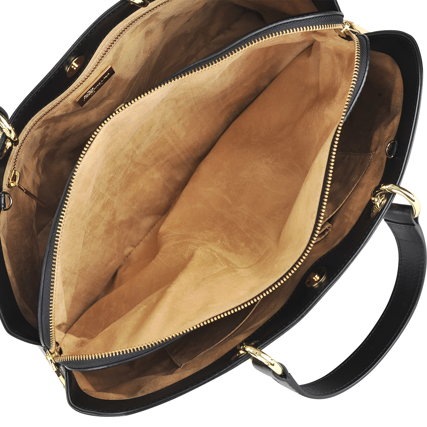 Вместительная кожаная сумка с короткими ручками Blumarine Alexandra